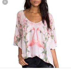 WILDFOX Swim Flamingo Cover Up / Top